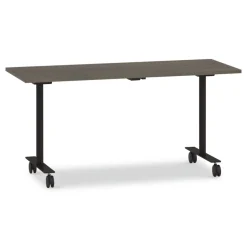 Alera 60 in. x 29 in. Seville Rectangular Training Table Top - Walnut