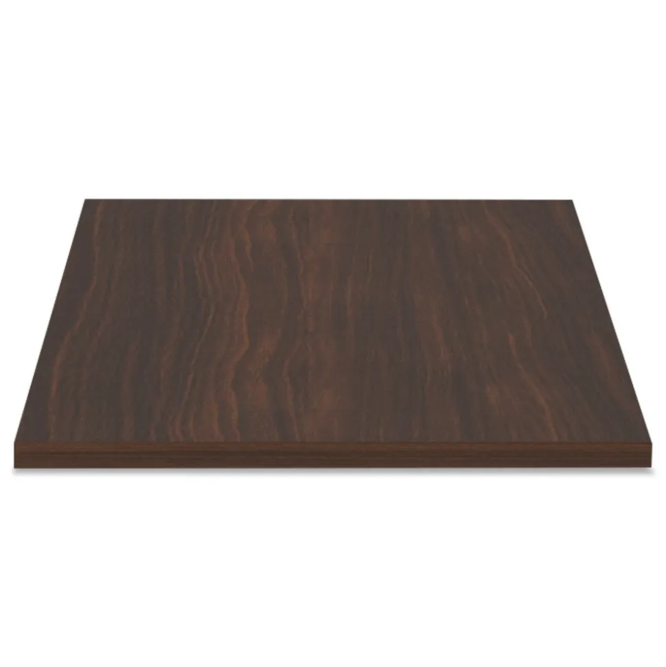 Alera 60 in. x 29 in. Seville Rectangular Training Table Top - Mahogany