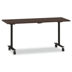 Alera 60 in. x 29 in. Seville Rectangular Training Table Top - Mahogany