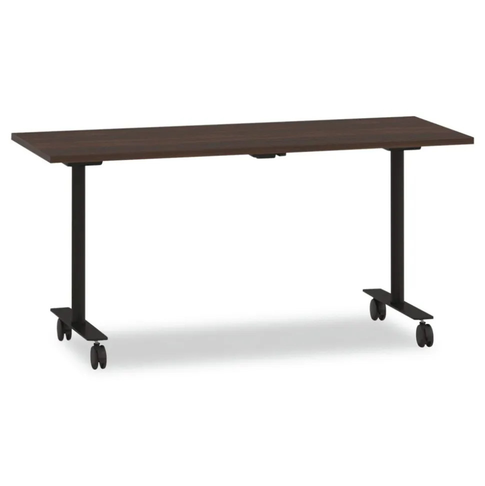 Alera 60 in. x 29 in. Seville Rectangular Training Table Top - Mahogany