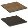 Alera 35.38 in. x 35.38 in. Square Reversible Laminate Table Top - Espresso/Walnut