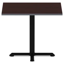 Alera 35.38 in. x 35.38 in. Square Reversible Laminate Table Top - Medium Cherry/Mahogany