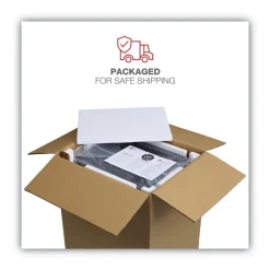 Alera 14.96 in. x 19.29 in. x 27.75 in. 2 Legal/Letter-Size File Drawers Left or Right File Pedestal - Light Gray