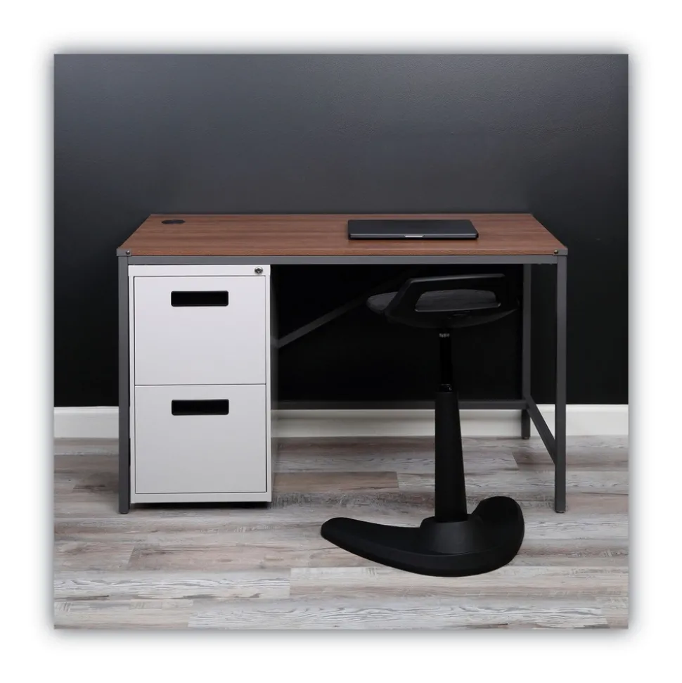 Alera 14.96 in. x 19.29 in. x 27.75 in. 2 Legal/Letter-Size File Drawers Left or Right File Pedestal - Light Gray