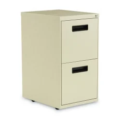 Alera 14.96 in. x 19.29 in. x 27.75 in. 2 Legal/Letter-Size File Drawers Left or Right File Pedestal - Putty