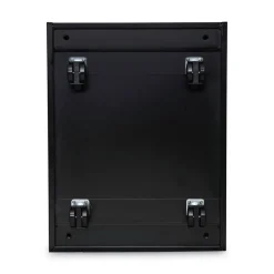 Alera 14.96 in. x 19.29 in. x 27.75 in. 2 Legal/Letter-Size File Drawers Left or Right File Pedestal - Black