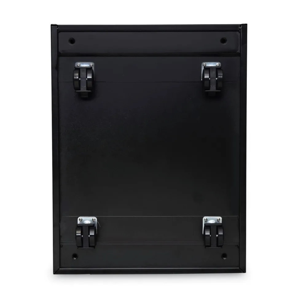 Alera 14.96 in. x 19.29 in. x 27.75 in. 2 Legal/Letter-Size File Drawers Left or Right File Pedestal - Black