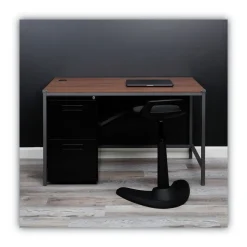 Alera 14.96 in. x 19.29 in. x 27.75 in. 2 Legal/Letter-Size File Drawers Left or Right File Pedestal - Black