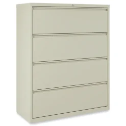 Alera 42 in. x 18.63 in. x 52.5 in. 4 Legal/Letter Size Lateral File Drawers - Putty
