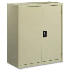 Alera 36 in. x 18 in. x 42 in. 3 Shelves Economy Assembled Storage Cabinets - Putty