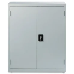 Alera 36 in. x 18 in. x 42 in. 3 Shelves Economy Assembled Storage Cabinets - Light Gray