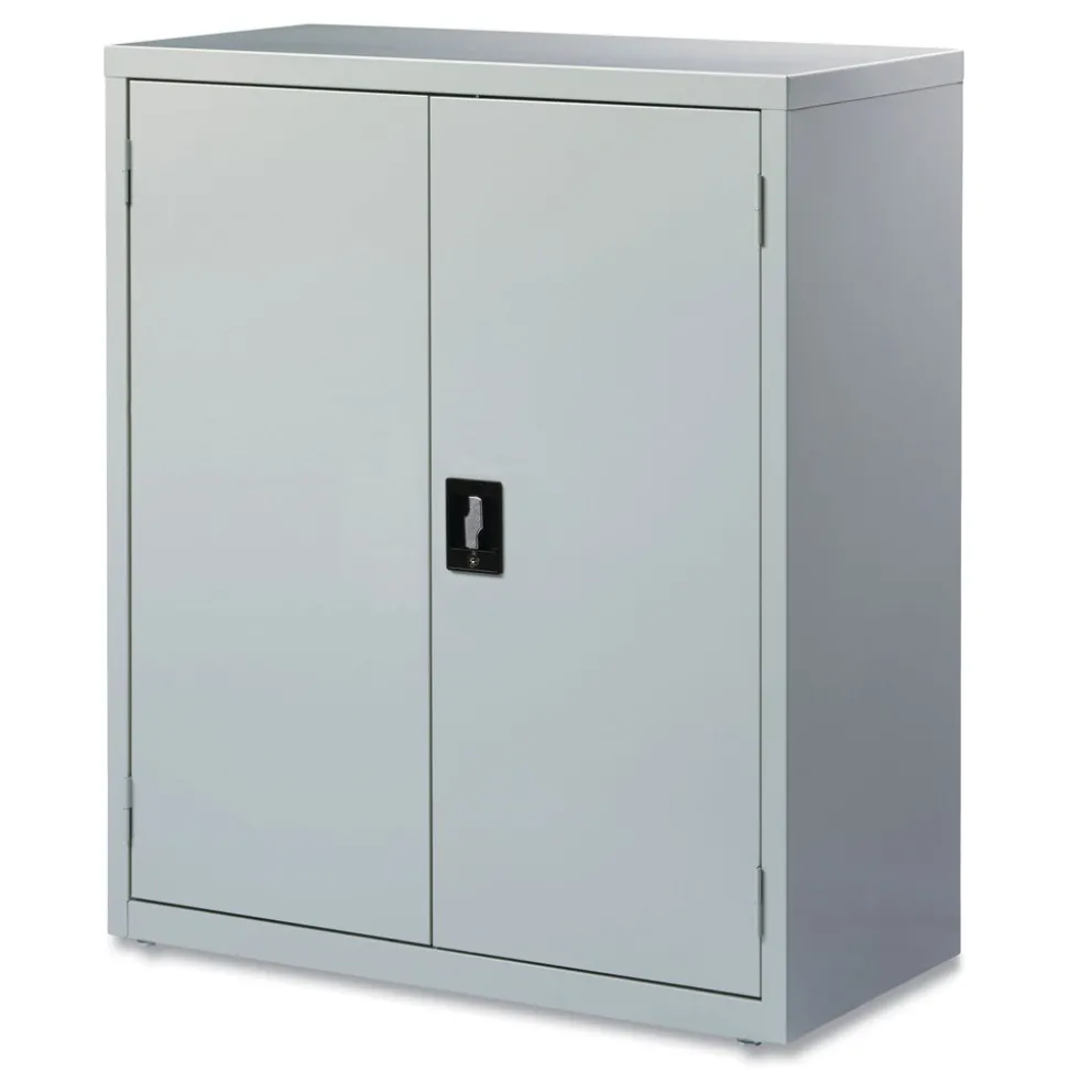 Alera 36 in. x 18 in. x 42 in. 3 Shelves Economy Assembled Storage Cabinets - Light Gray