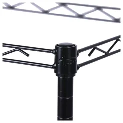 Alera 15.25 in. x 12.38 in. x 21 in. 1 Shelf 1 Bin Metal Compact File Cart for Side-to-Side Filing - Black