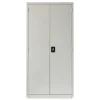 Alera 36 in. x 18 in. x 72 in. 5 Shelves Economy Assembled Storage Cabinets - Light Gray