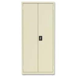 Alera 30 in. x 15 in .x 66 in. 4 Shelves Economy Assembled Storage Cabinets - Putty