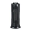 Alera 7.37 in. x 7.37 in. x 17.37 in. 1,500 Watts Mini Tower Ceramic Heater - Black