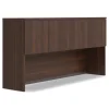 Alera 72 in. x 16 in. x 36 in. 4-Compartment Seville Hutch with Doors - Mahogany