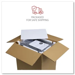 Alera 14.96 in. x 19.29 in. x 21.65 in. 2-Drawers: Box/File Legal/Letter Left or Right File Pedestal with Full-Length Pull - Putty