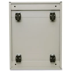 Alera 14.96 in. x 19.29 in. x 21.65 in. 2-Drawers: Box/File Legal/Letter Left or Right File Pedestal with Full-Length Pull - Putty