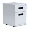 Alera 14.96 in. x 19.29 in. x 21.65 in. 2-Drawers: Box/File Legal/Letter Left or Right File Pedestal - Light Gray