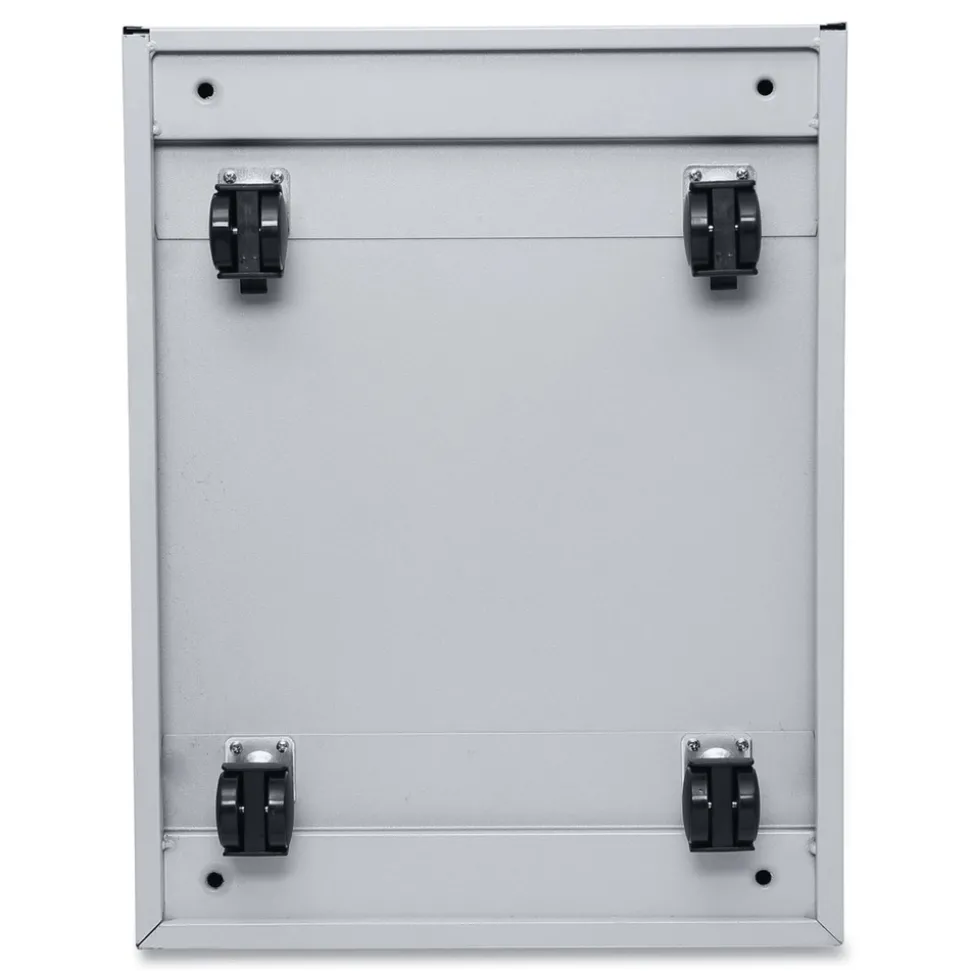 Alera 14.96 in. x 19.29 in. x 21.65 in. 2-Drawers: Box/File Legal/Letter Left or Right File Pedestal with Full-Length Pull - Light Gray