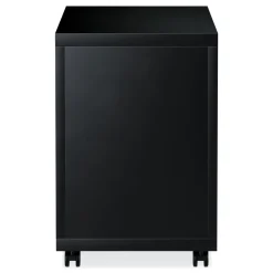 Alera 14.96 in. x 19.29 in. x 21.65 in. 2-Drawers: Box/File Legal/Letter Left or Right File Pedestal with Full-Length Pull - Black