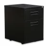 Alera 14.96 in. x 19.29 in. x 21.65 in. 2-Drawers: Box/File Legal/Letter Left or Right File Pedestal - Black