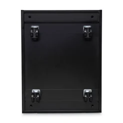 Alera 14.96 in. x 19.29 in. x 21.65 in. 2-Drawers: Box/File Legal/Letter Left or Right File Pedestal - Black