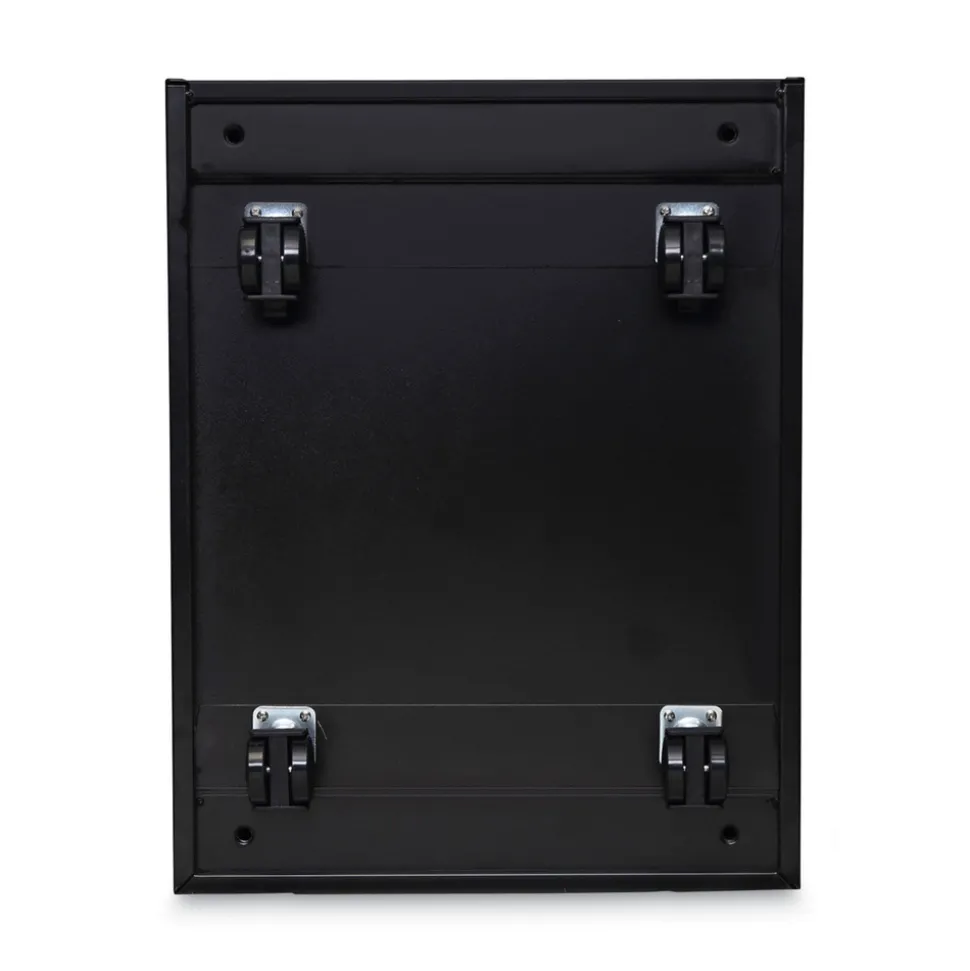 Alera 14.96 in. x 19.29 in. x 21.65 in. 2-Drawers: Box/File Legal/Letter Left or Right File Pedestal - Black