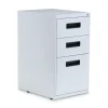 Alera 14.96 in. x 19.29 in. x 27.75 in. 3-Drawers: Box/Box/File Legal/Letter Left or Right File Pedestal - Light Gray