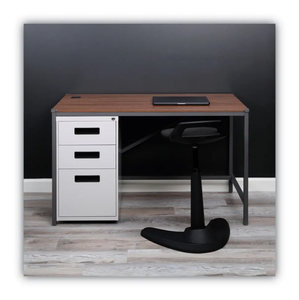 Alera 14.96 in. x 19.29 in. x 27.75 in. 3-Drawers: Box/Box/File Legal/Letter Left or Right File Pedestal - Light Gray