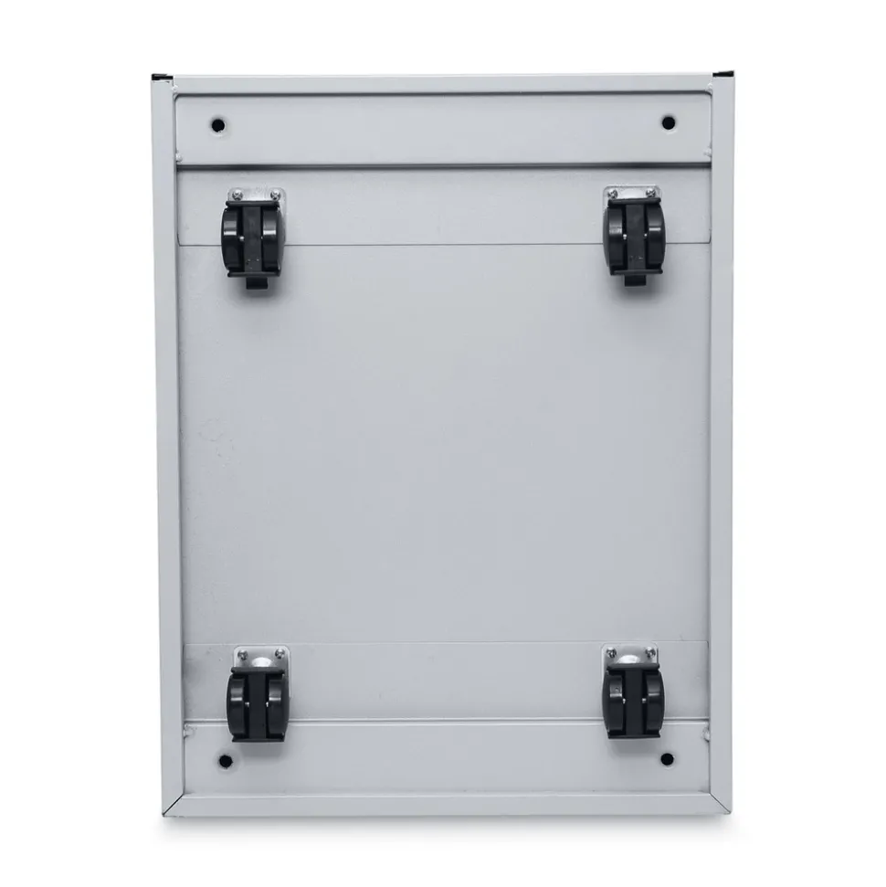 Alera 14.96 in. x 19.29 in. x 27.75 in. 3-Drawers: Box/Box/File Legal/Letter Left or Right File Pedestal - Light Gray