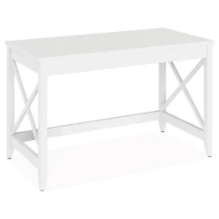 Alera 47.24 in. x 23.62 in. x 29.53 in. Farmhouse Writing Desk - White
