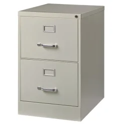 Alera 15 in. x 25 in. x 28.38 in. Legal-Size 2-Drawer Economy Vertical File - Light Gray