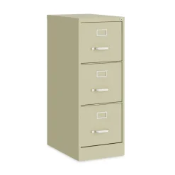 Alera 15 in. x 22 in. x 40.19 in. Letter-Size 3-Drawer Economy Vertical File - Putty