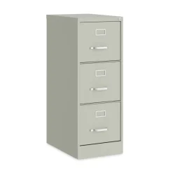 Alera 15 in. x 22 in. x 40.19 in. Letter-Size 3-Drawer Economy Vertical File - Light Gray