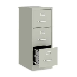 Alera 15 in. x 22 in. x 40.19 in. Letter-Size 3-Drawer Economy Vertical File - Light Gray
