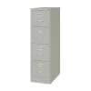 Alera 15 in. x 26.5 in. x 52 in. Letter-Size 4-Drawer Economy Vertical File - Light Gray