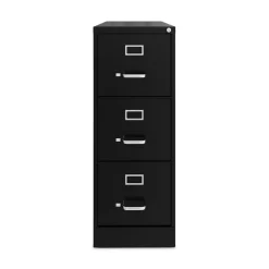 Alera 15 in. x 22 in. x 40.19 in. Letter-Size 3-Drawer Economy Vertical File - Black