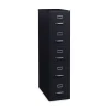 Alera 15 in. x 26.5 in. x 61.37 in. Letter-Size 5-Drawer Economy Vertical File - Black
