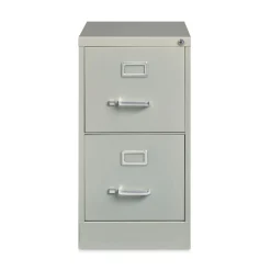 Alera 15 in. x 22 in. x 28.37 in. Letter-Size Two-Drawer Economy Vertical File - Light Gray