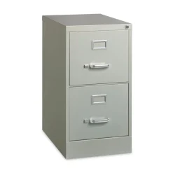 Alera 15 in. x 22 in. x 28.37 in. Letter-Size Two-Drawer Economy Vertical File - Light Gray
