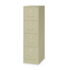 Alera 15 in. x 22 in. x 52 in. Letter-Size Four-Drawer Economy Vertical File - Putty