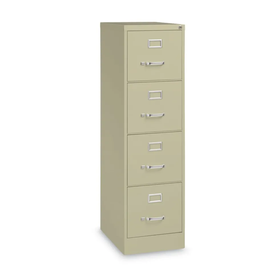 Alera 15 in. x 22 in. x 52 in. Letter-Size Four-Drawer Economy Vertical File - Putty