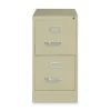 Alera 15 in. x 26.5 in. x 28.37 in. Letter-Size Two-Drawer Economy Vertical File - Putty