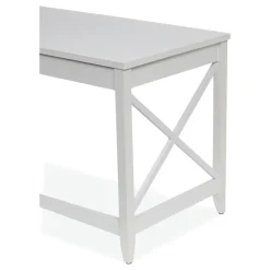Alera 58.27 in. x 58.27 in. x 29.53 in. L-Shaped Farmhouse Desk - White