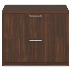 Alera 36 in. x 24 in. x 29 in. Seville Series 2-Drawer Lateral Legal File Cabinet - Mahogany
