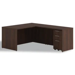Alera 60 in. x 30 in. x 29 in. Seville Series Desk Shell - Mahogany