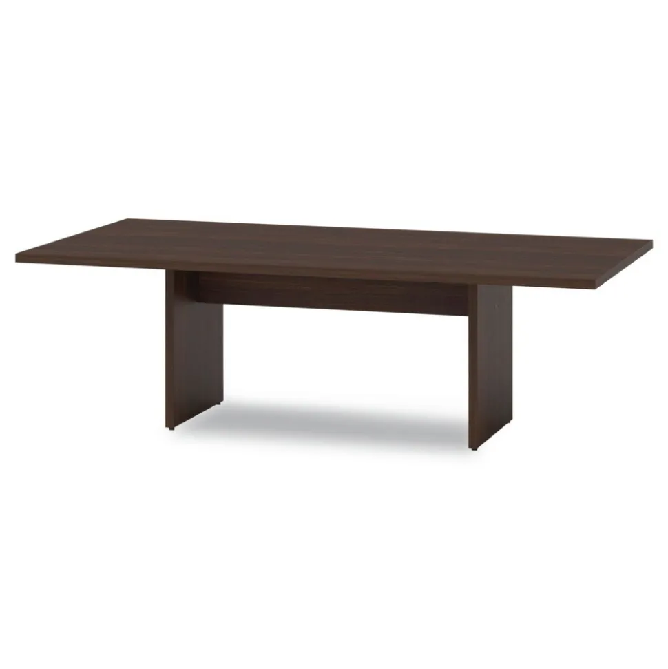 Alera 96 in. x 48 in. x 1.5 in. Seville Rectangular Conference Table Top - Mahogany