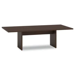 Alera 96 in. x 48 in. x 1.5 in. Seville Rectangular Conference Table Top - Mahogany